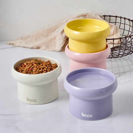 Comfort feast elevated dog & cat food bowl